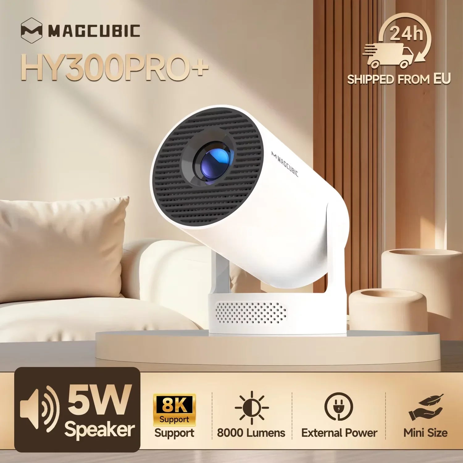 Marbelli - Magcubic Projector - Home Cinema Outdoor Projector