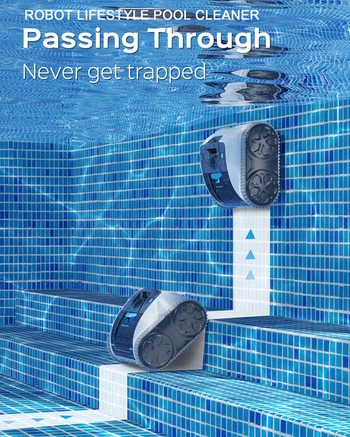 Marbelli Pro Smart Pool Cleaner – Wireless, App-Controlled Robotic Cleaning System
