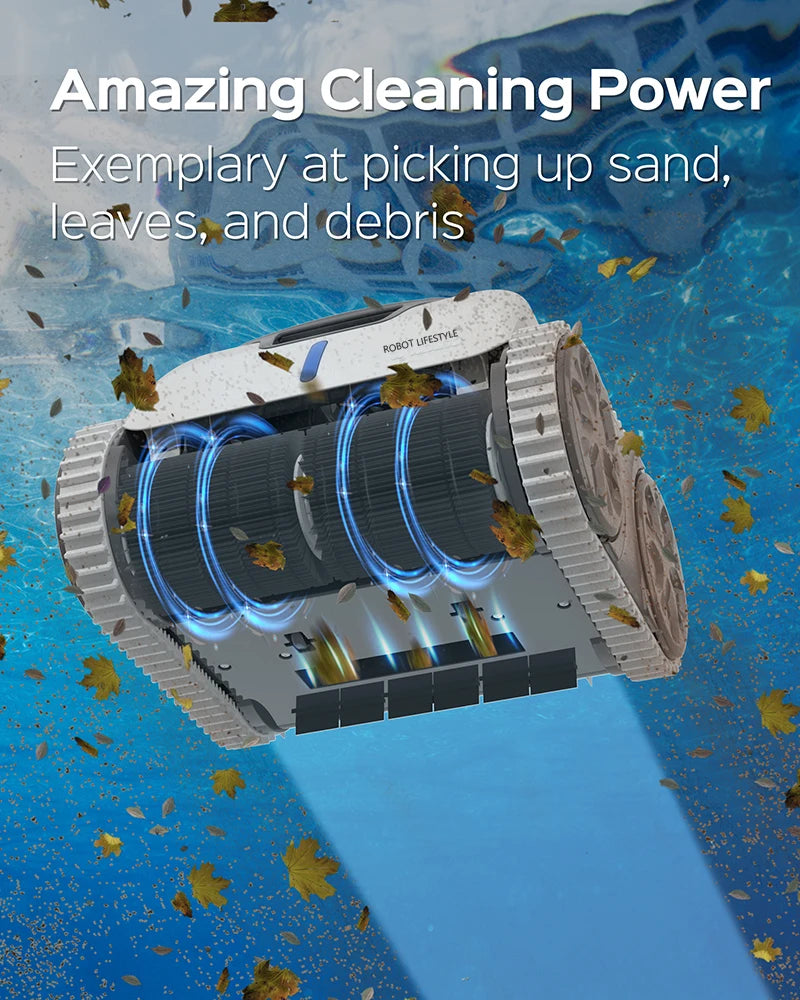 Marbelli Pro Smart Pool Cleaner – Wireless, App-Controlled Robotic Cleaning System