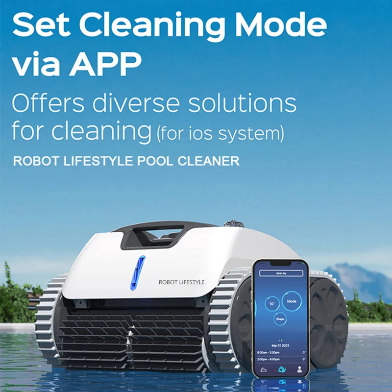 Marbelli Pro Smart Pool Cleaner – Wireless, App-Controlled Robotic Cleaning System